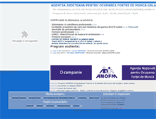Tablet Screenshot of galati.anofm.ro