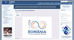 Desktop Screenshot of anofm.ro